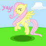 Fluttershy jumping