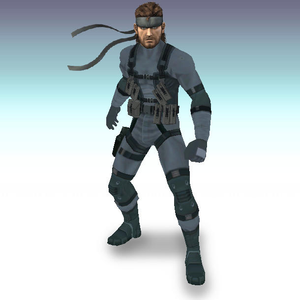 Auto Com Solid Snake Super Smash Bros Brawl - Custom Solid Snake Render by HandsomeBum on ...