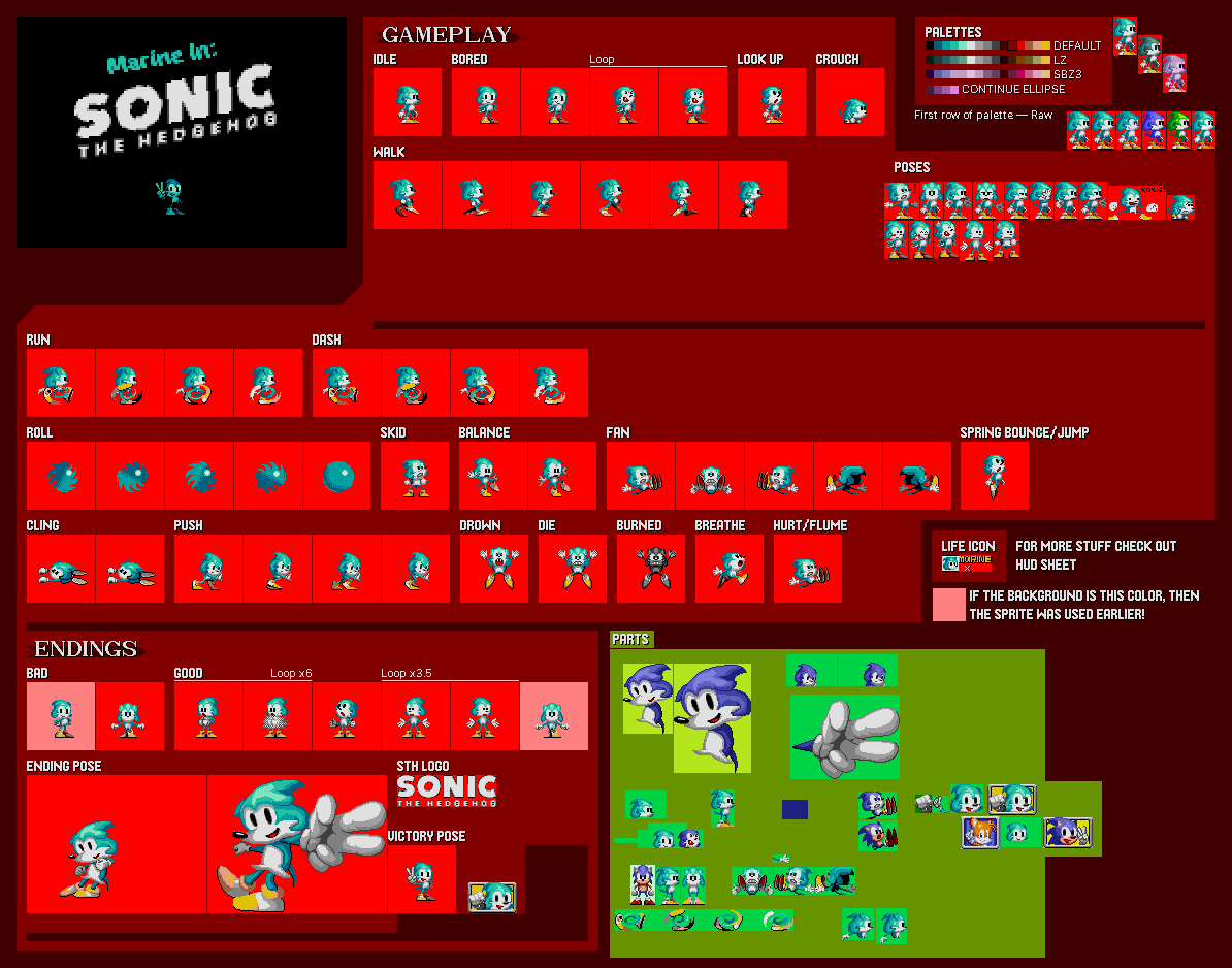 Sonic Chaos Genesis Sheet by CrazyLifeGamer on DeviantArt