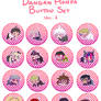 Dangan Ronpa Button Set Vol 2
