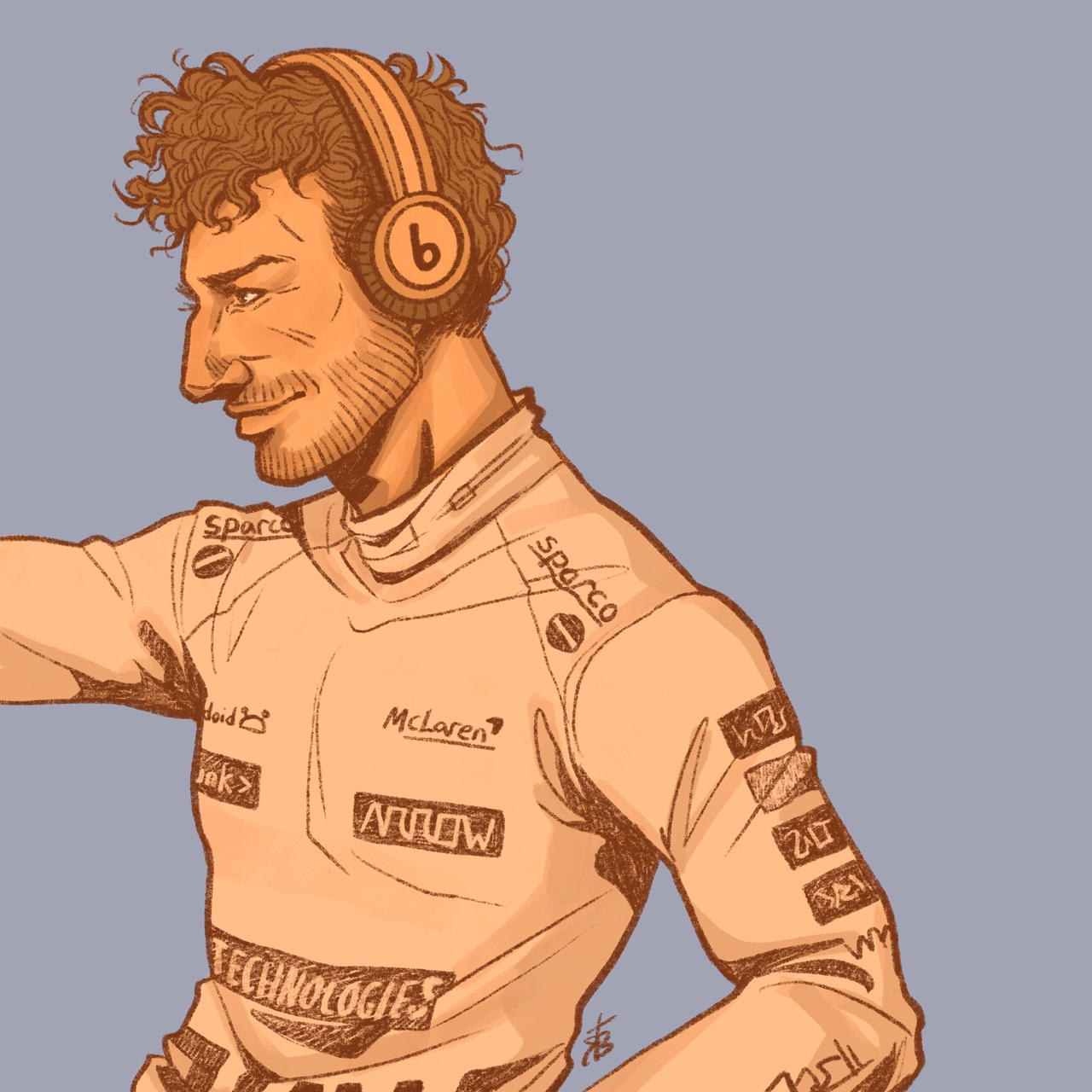 Danny Ric, In The Zone by RBrownIllustration on DeviantArt