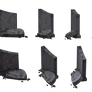 Broken Gravestone Set 01