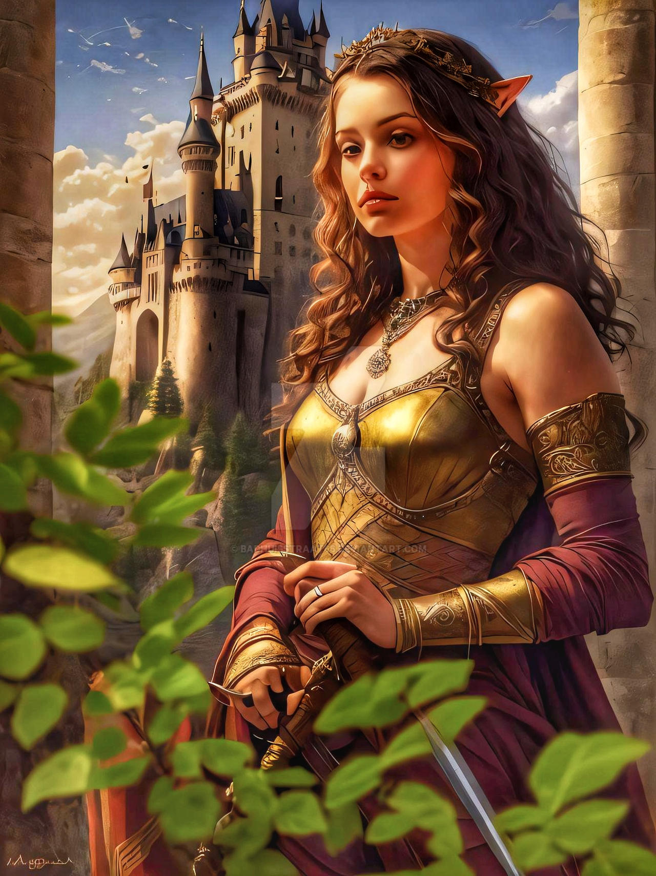 Elf Castle Elf and a castle by Badhuisstraat66 on DeviantArt