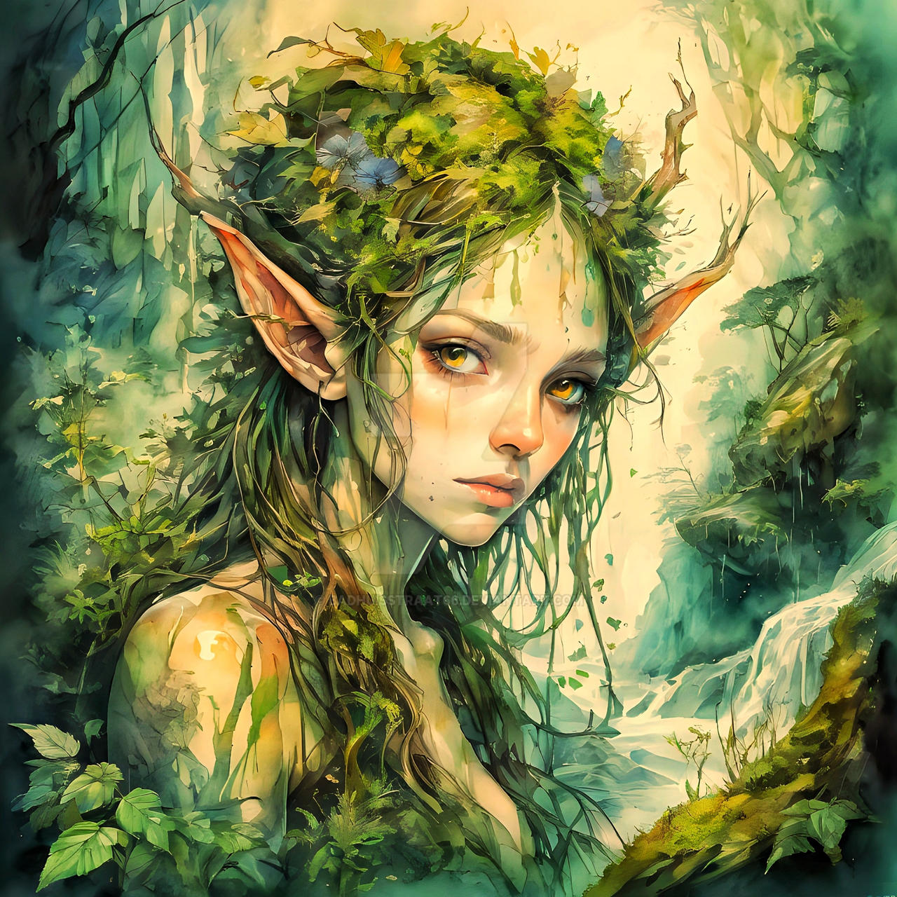 Forest elf by Badhuisstraat66 on DeviantArt