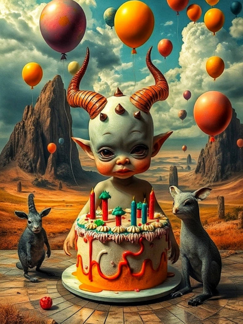 Child like figure with a bumpy horned head by Badhuisstraat66 on DeviantArt