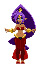 Shantae Simple Belly Dance Animation Loop