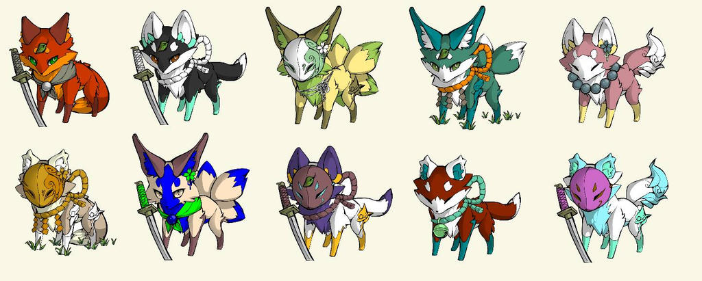 Fox Adaptables Fox Adoptables Open by BlackTempestBrony on DeviantArt