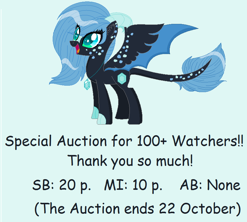 Mlp: Special Adoptable Auction for 100+ Watchers