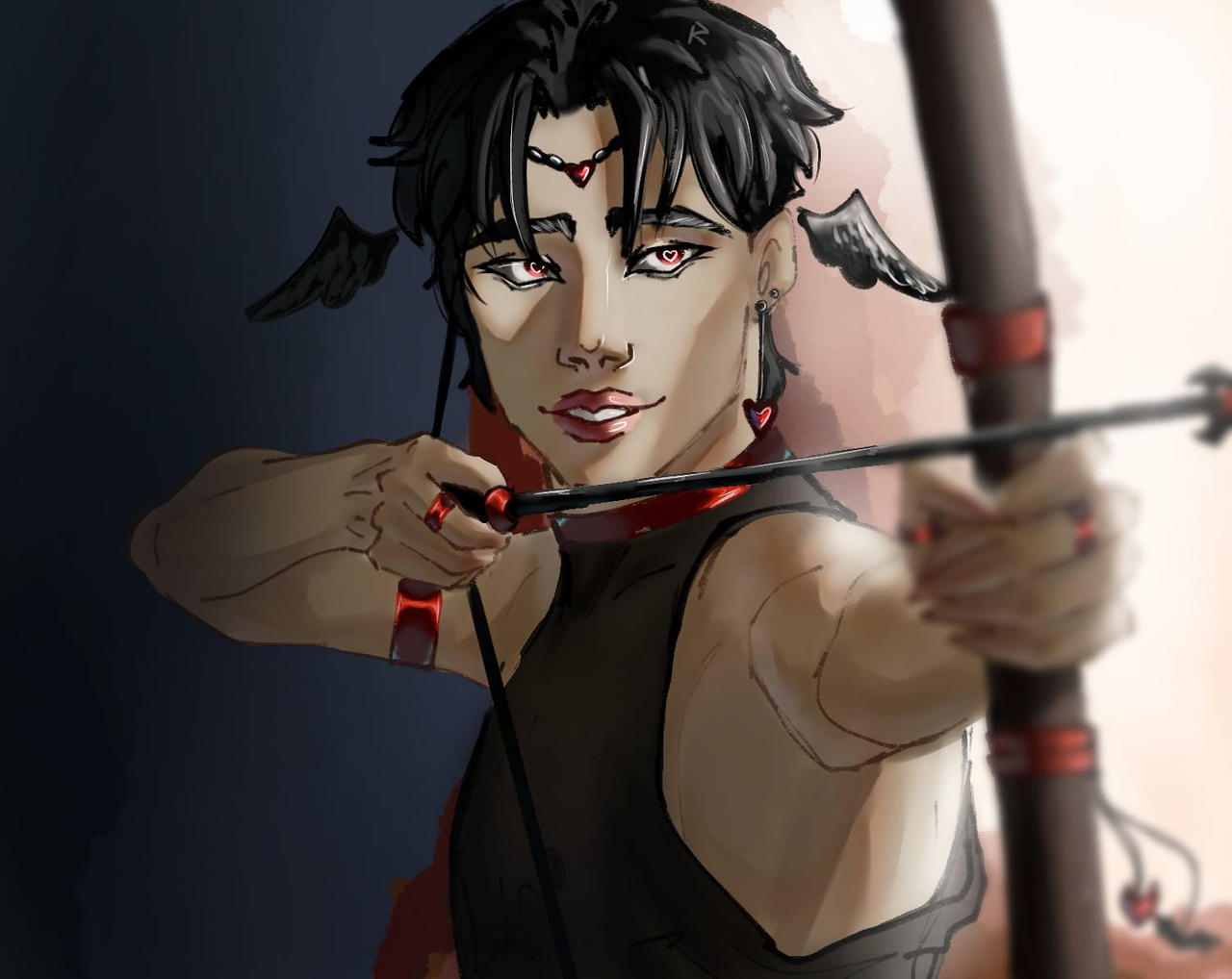 The cupid demon by SpaceCatSpace on DeviantArt