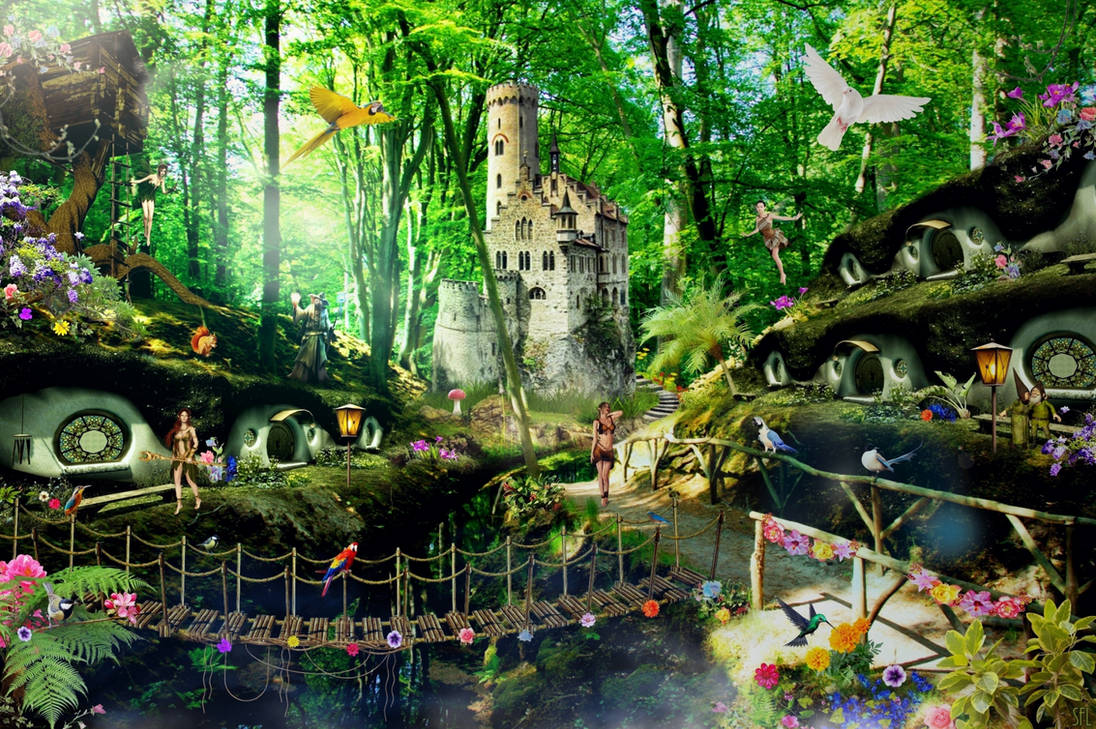 FANTASY FOREST by scifilicious on DeviantArt