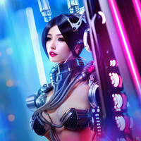 ASIAN CYBORG by scifilicious
