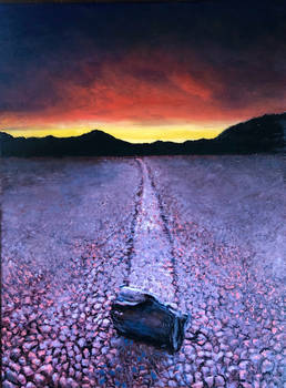 The Racetrack (Death Valley) - 18 x 24 - For Sale