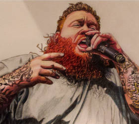 Action Bronson - color pencil