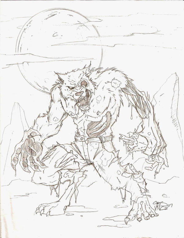 Zombie Werewolf by comicninja on DeviantArt