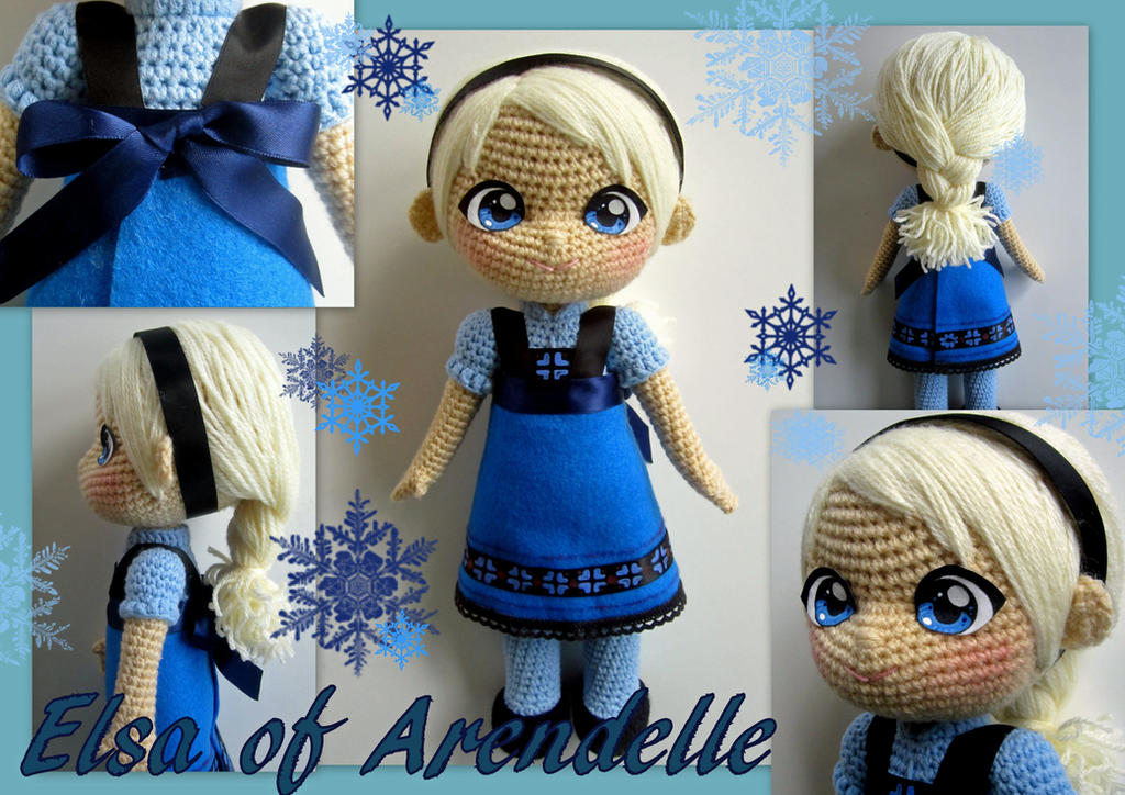 Elsa crochet toddler doll - Now with pattern!