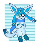 [COMMISSION] Arctic The Glaceon by Liashio