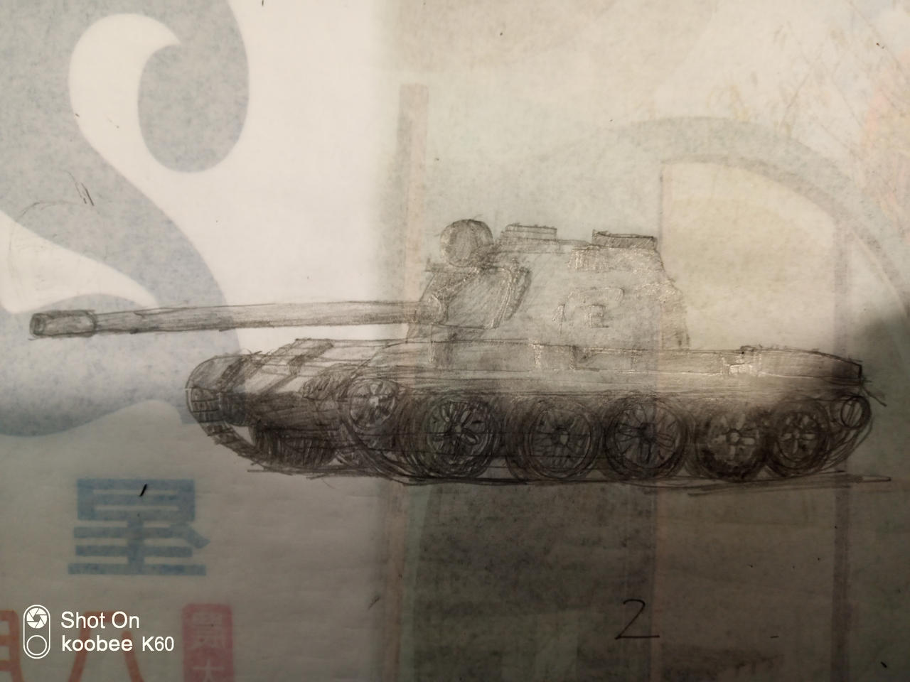 T55 Drawing T55 Tank drawing by Henrywastaken1 on DeviantArt