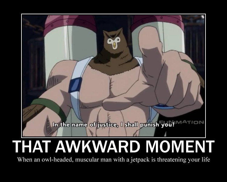 Fairy Tail Motivational Poster: Owl Moment