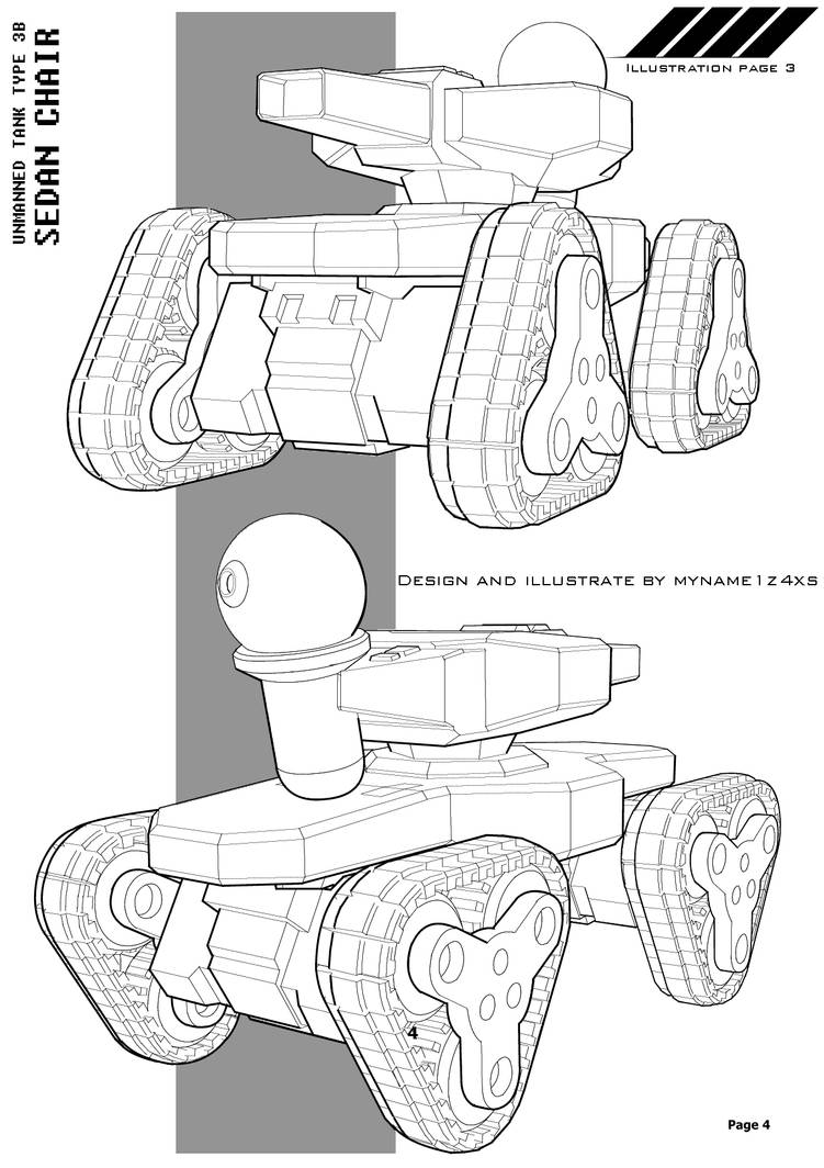 Autonomous Tank Basic Model Unmanned tank type3b page3 by 4-X-S on DeviantArt