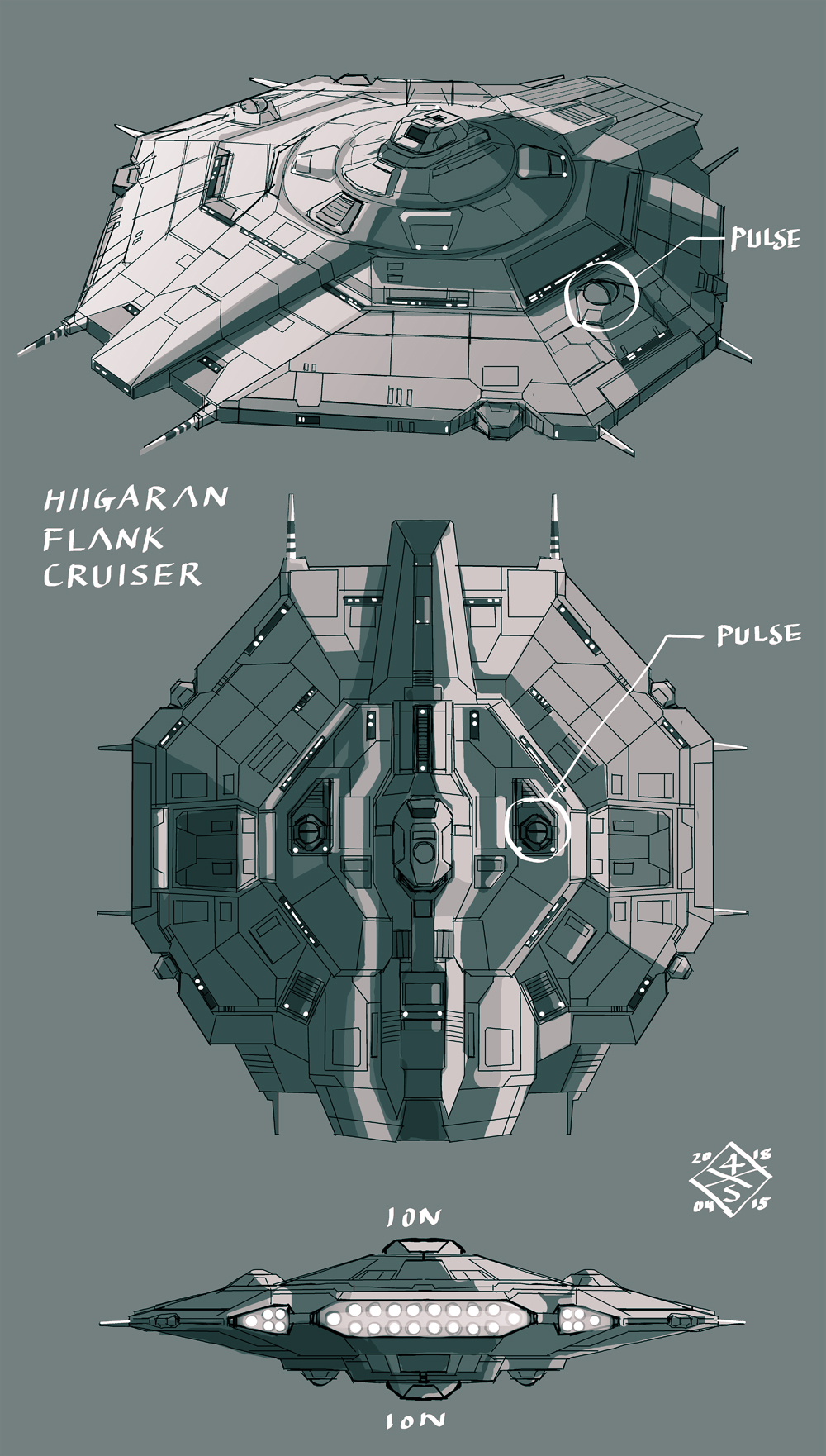 Hiigaran Flank Cruiser A