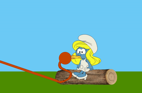 Smurfette Full Water Inflation by ahark1911 on DeviantArt