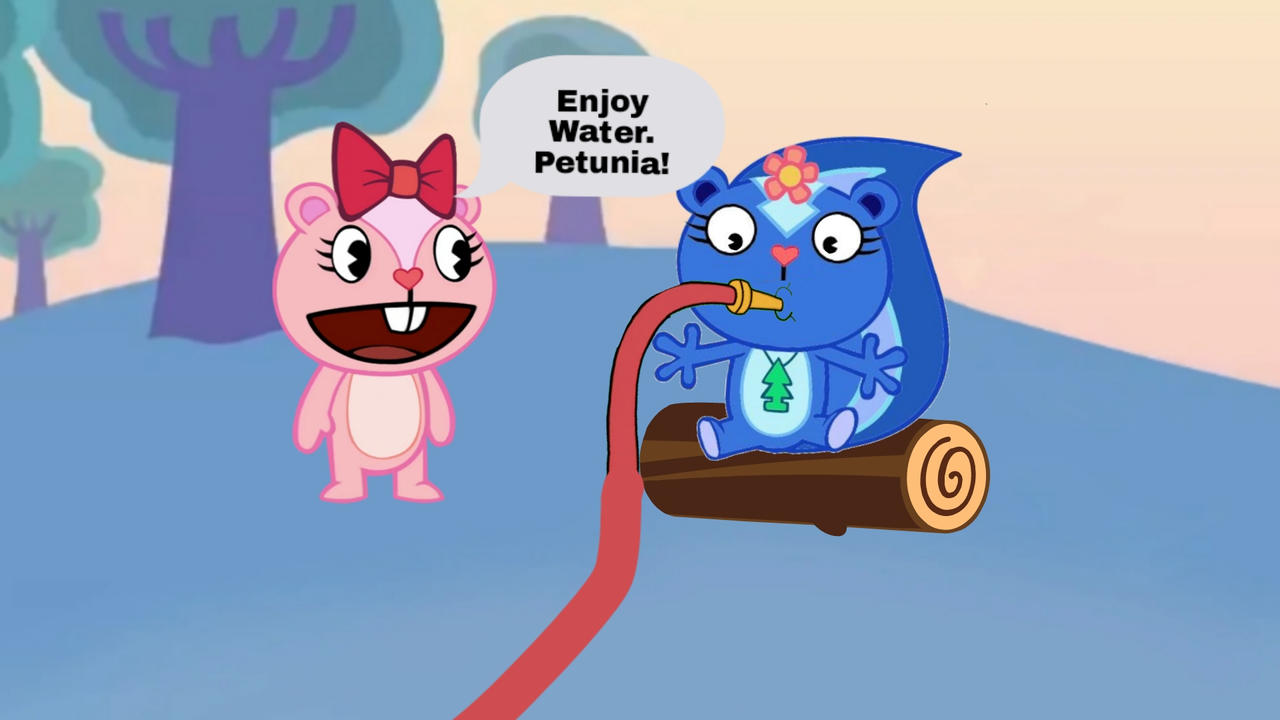Glggles Inflation Giggles Inflates Petunia With Water by ahark1911 on DeviantArt