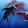 Orca vs liopleurodon