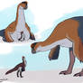 Oviraptor and Gigantoraptor