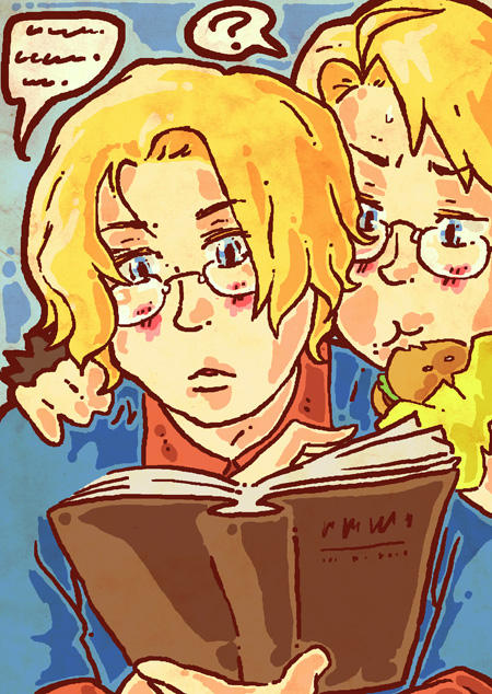 APH: Reading by Trillzey on DeviantArt