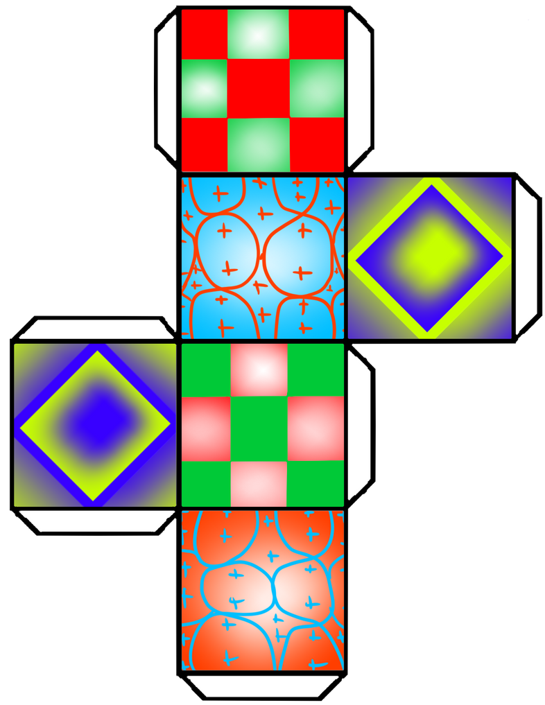 3D Cube Template By 2M0RR0 On DeviantArt