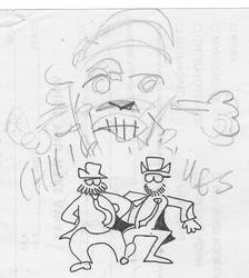 Chili and Blues concept sketch Fall 1998