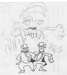 Chili and Blues concept sketch Fall 1998