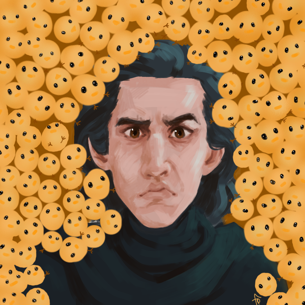 Kylo with 100+ chicks