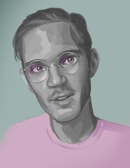 Felix Kjellberg speed portrait