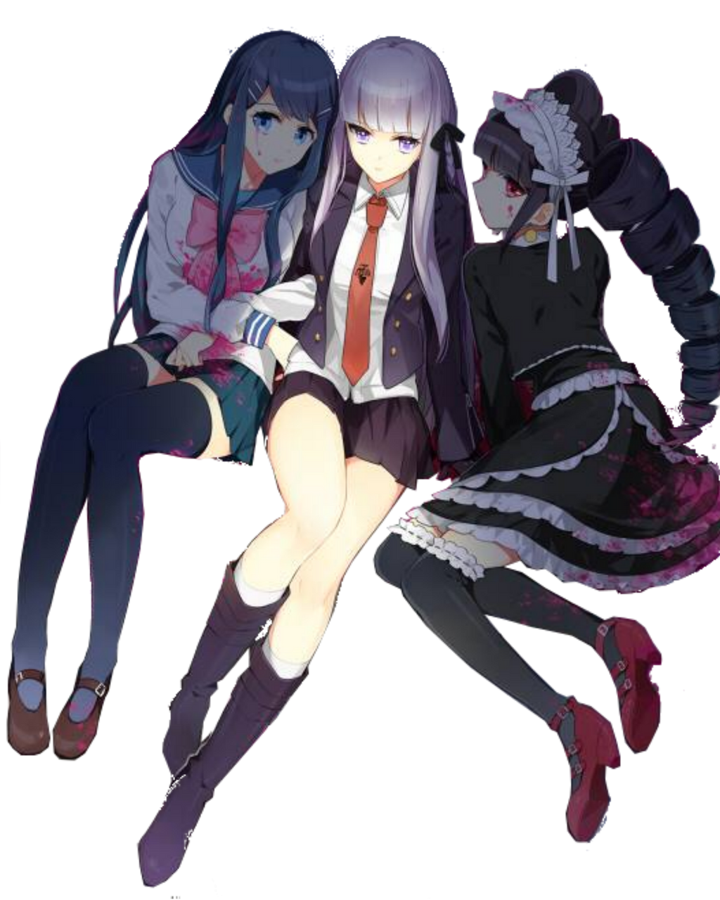 Danganronpa Girls Render By KuroUsaki On DeviantArt danganronpa-girls-render-by-kurousaki-on-deviantart