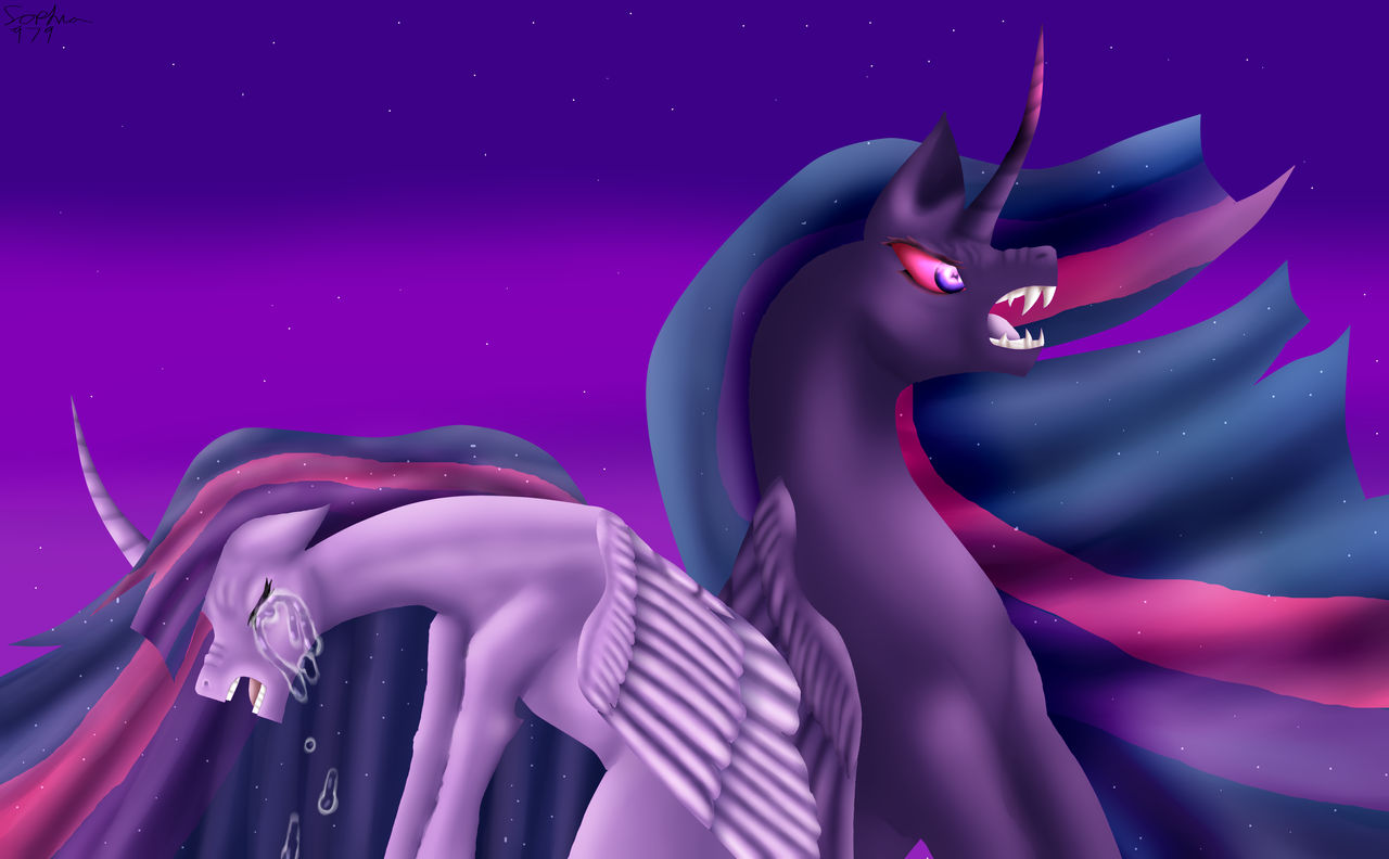 (Gift) Twilight sparkle and Everlight Everlasting