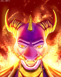 Spyro's elemental portrait (fire)