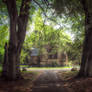 Cemetery chapel STOCK