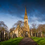 STOCK: Chapel  and graveyard