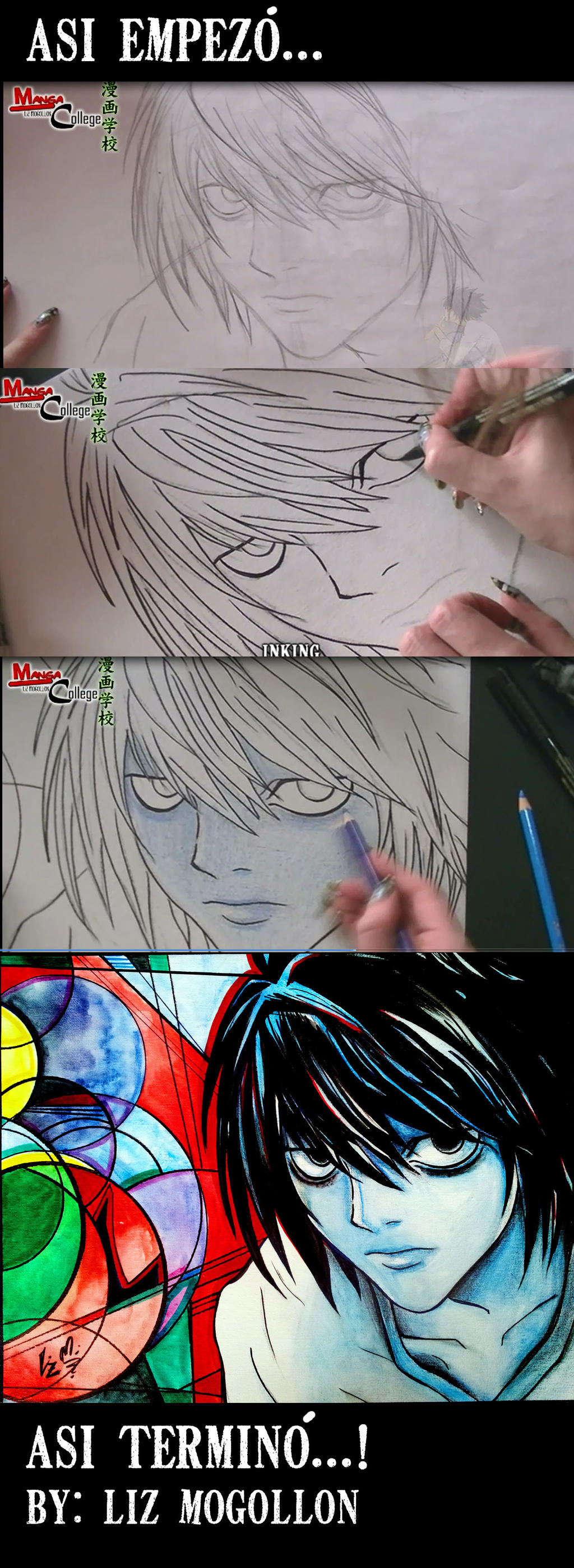 Drawing L Death Note Tutorial by lizmogollon on DeviantArt