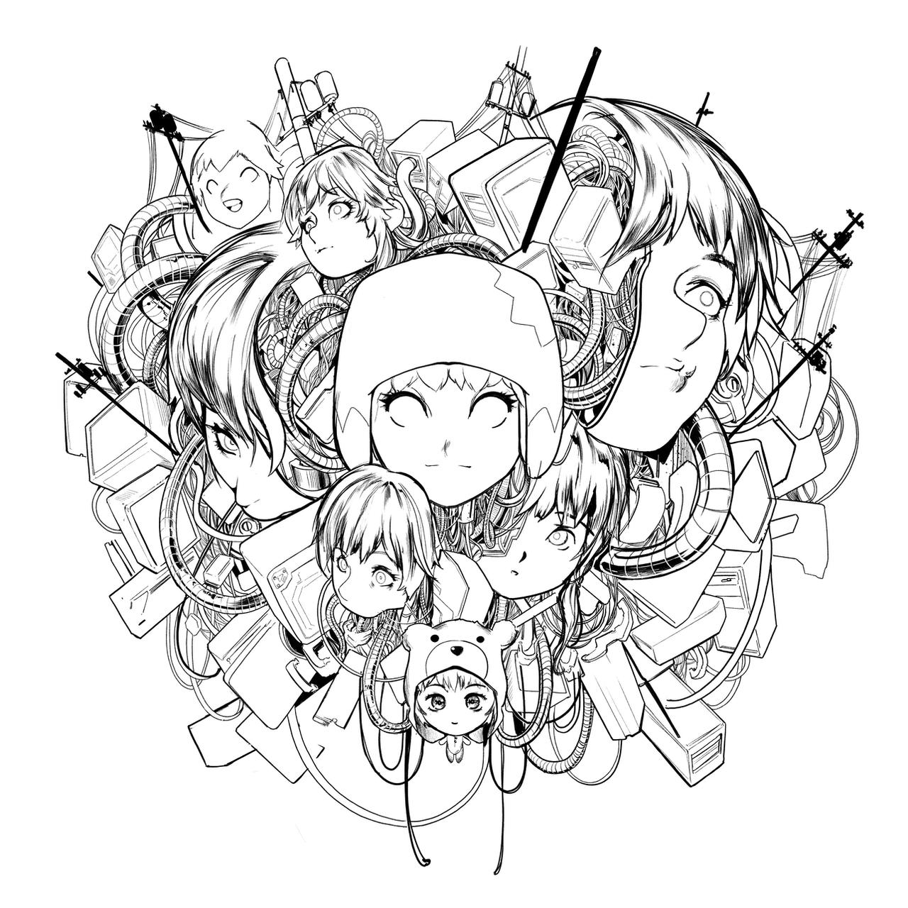 Lain Colour In Lain commission update by chamucasdelamor69 on DeviantArt