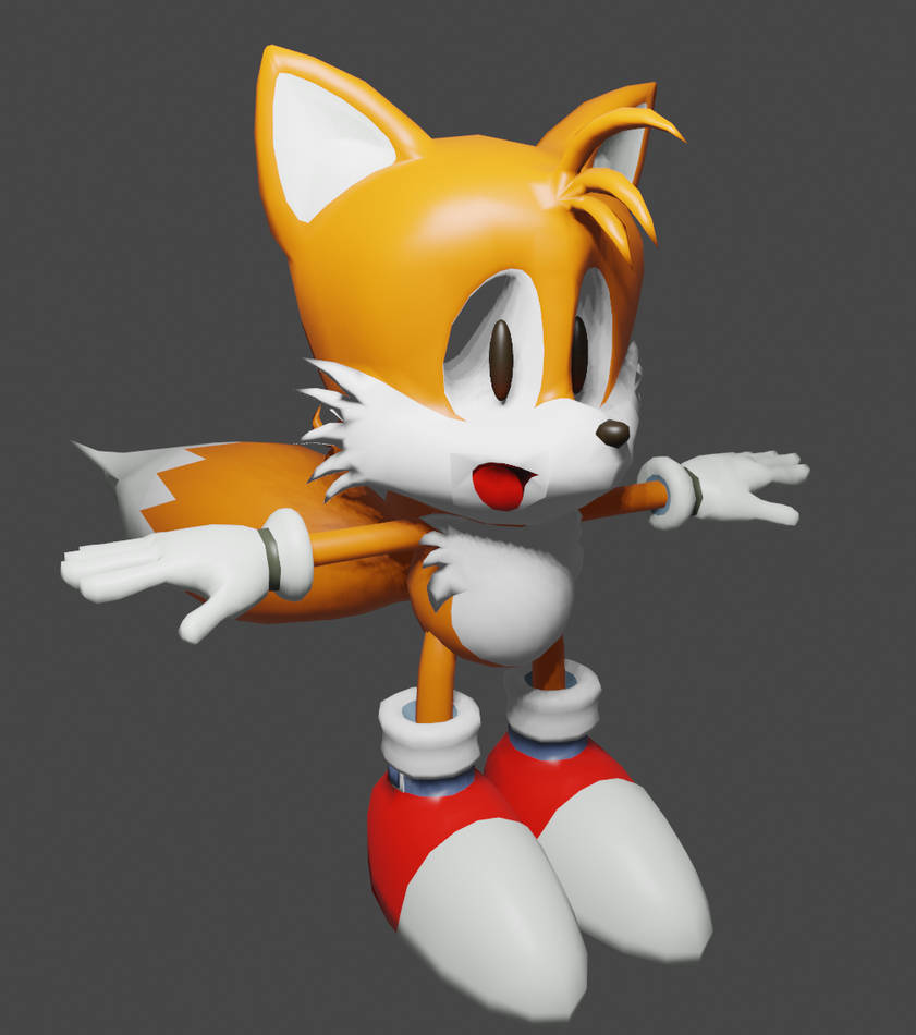 Definitive Classic Tails Model by KromosRuby on DeviantArt