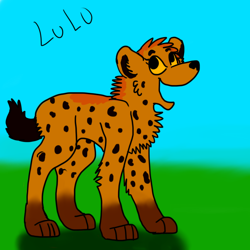 Lulu the hyena