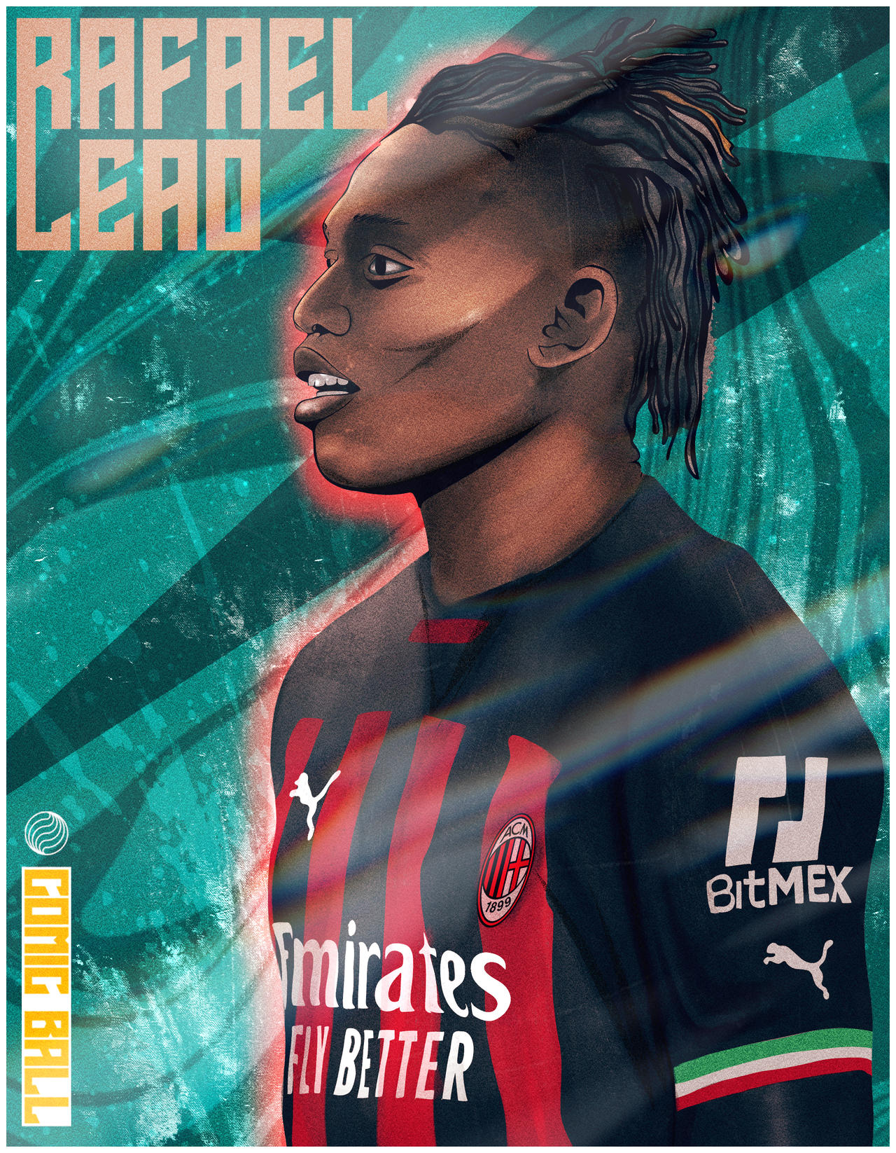 Rafael Leao by NecArts on DeviantArt