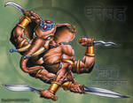 Warrior Ganesha by Tiberx