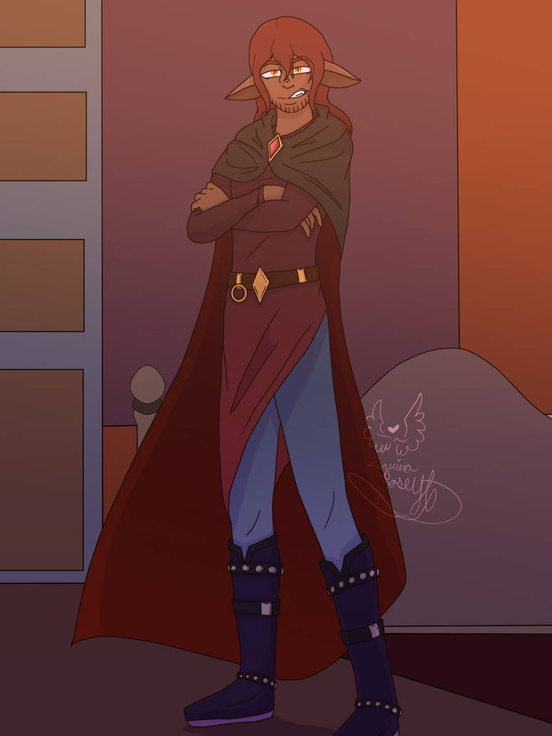 Grumpy Boi|Oc artwork|Alev by ZarinaRoseYT on DeviantArt