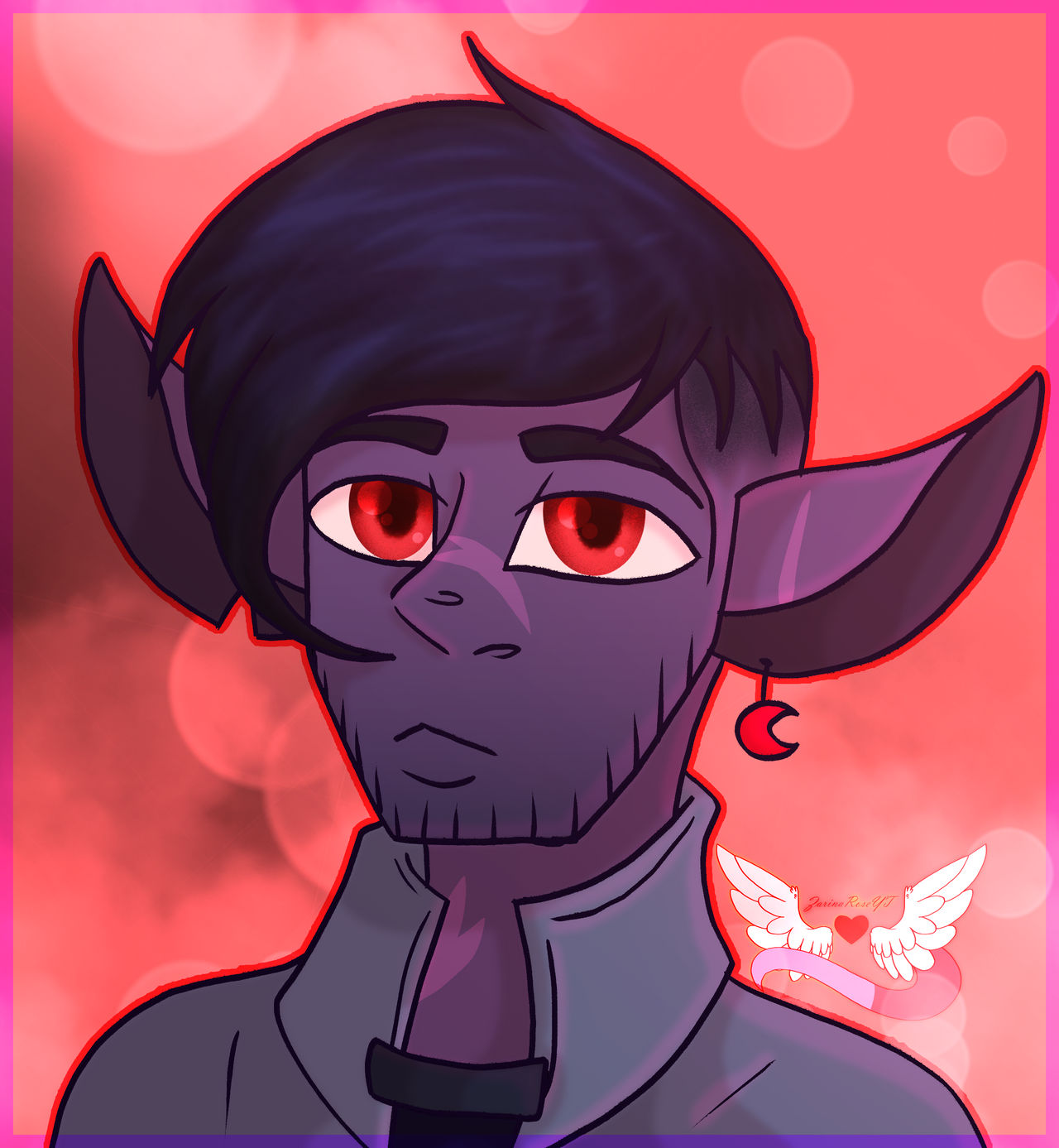 Rusty|Oc artwork| by ZarinaRoseYT on DeviantArt