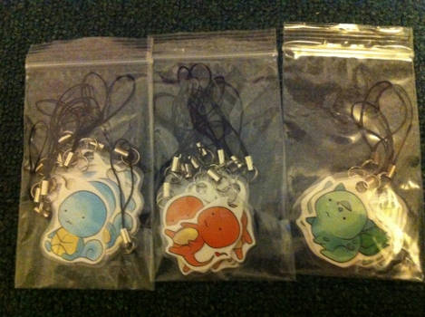 Kanto Phone Charms