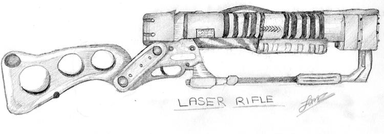 Laser Rifle Deviantart Laser Rifle by i-Jamz on DeviantArt