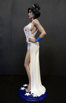 Wonder Woman , evening gown  painted 3